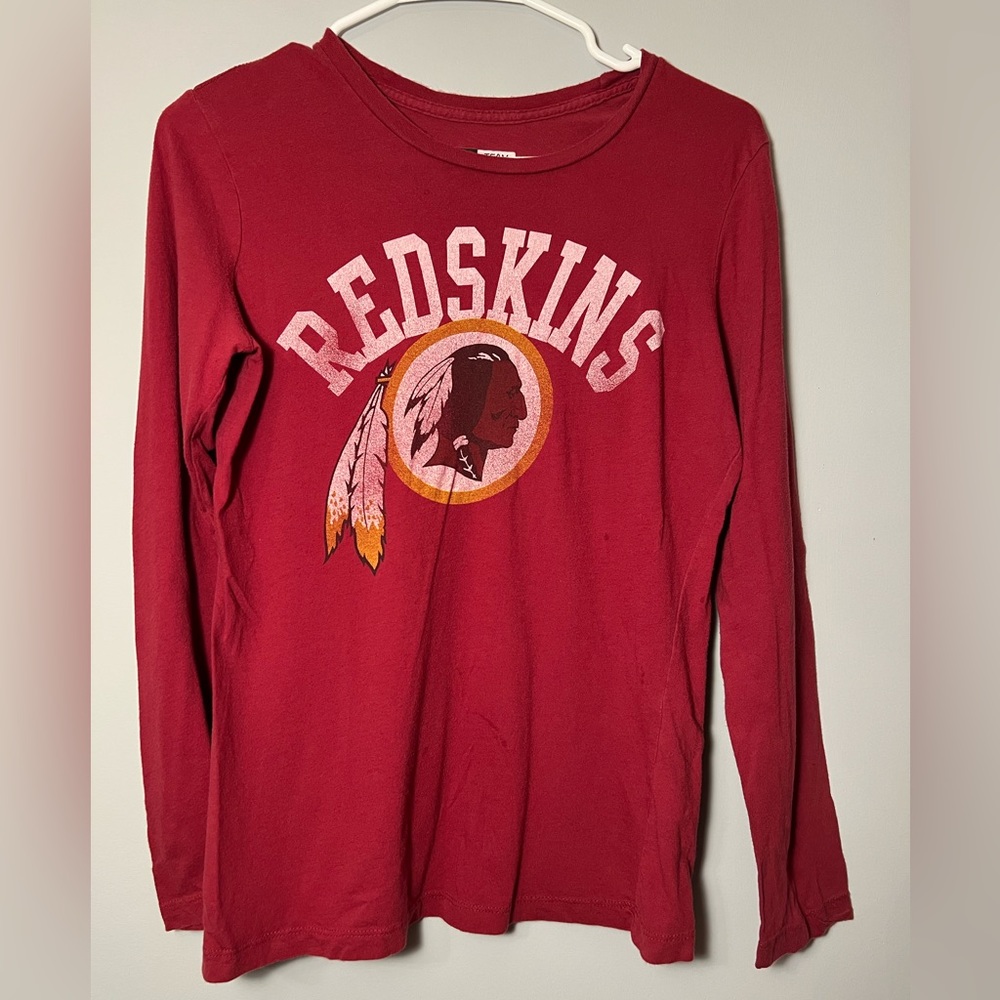Redskins LS Long Sleeve Washington Football Team T-shirt NFL